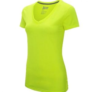 Nike Shortsleeve Green Vneck